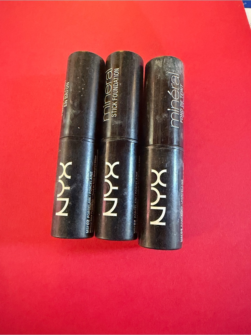 NYX Black Stick Foundations - Black Tubes